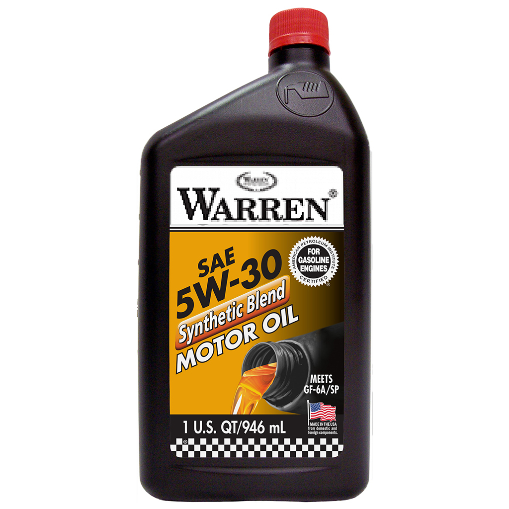 Моторна олива Warren Synthetic blend 5W-30, 0,946л - зображення 1