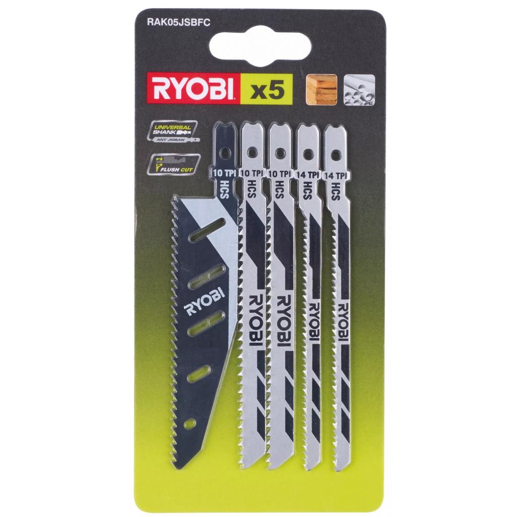 Полотно Ryobi набір для елетролобзиків RAK05JSBFC, 5шт (5132002697) - зображення 2