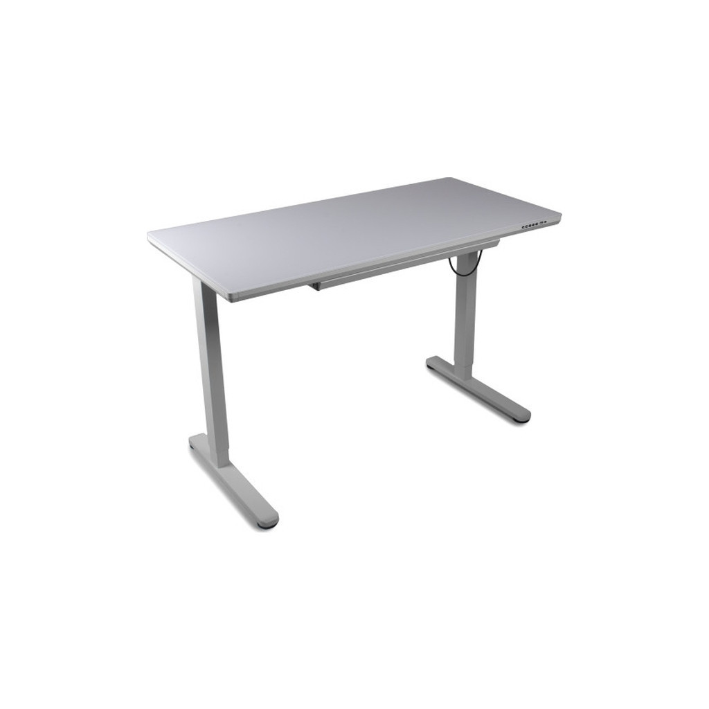 Комп'ютерний стіл Barsky StandUp white glass 1200*600 (BST-12new) - зображення 6