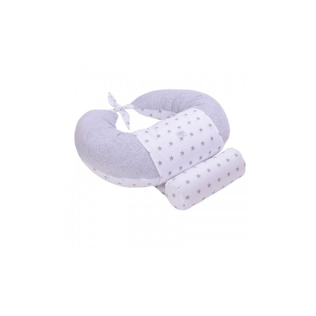 Подушка Верес для годування Comfort Lux Velour stars grey 200х75 (302.04.2) - зображення 5