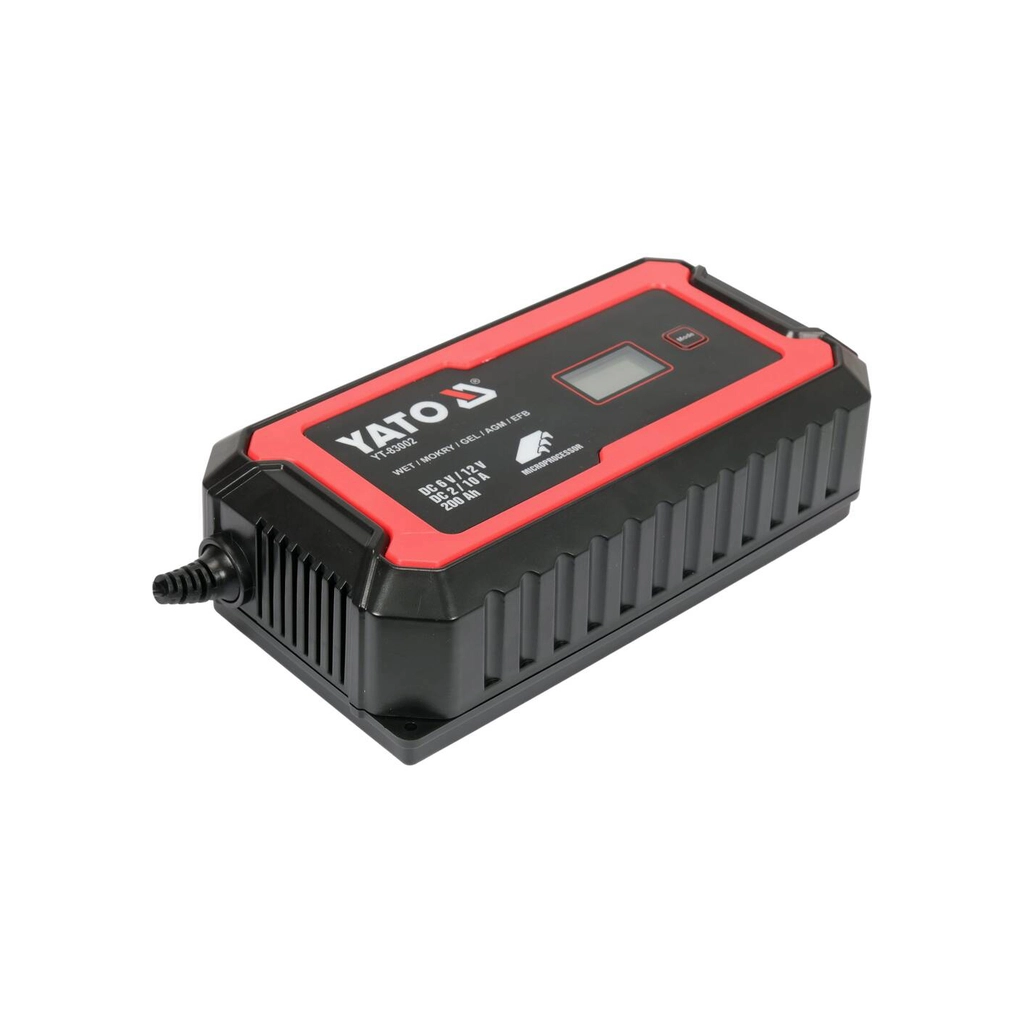 Зарядний пристрій для автомобільного акумулятора Yato YT-83002 - зображення 2