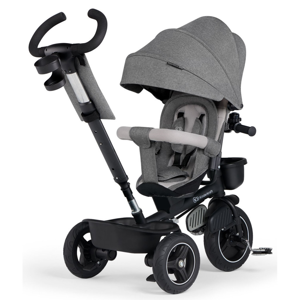 Дитячий велосипед Kinderkraft Spinstep Platinum Grey (KRSPST00GRY0000) (5902533916511) - зображення 3