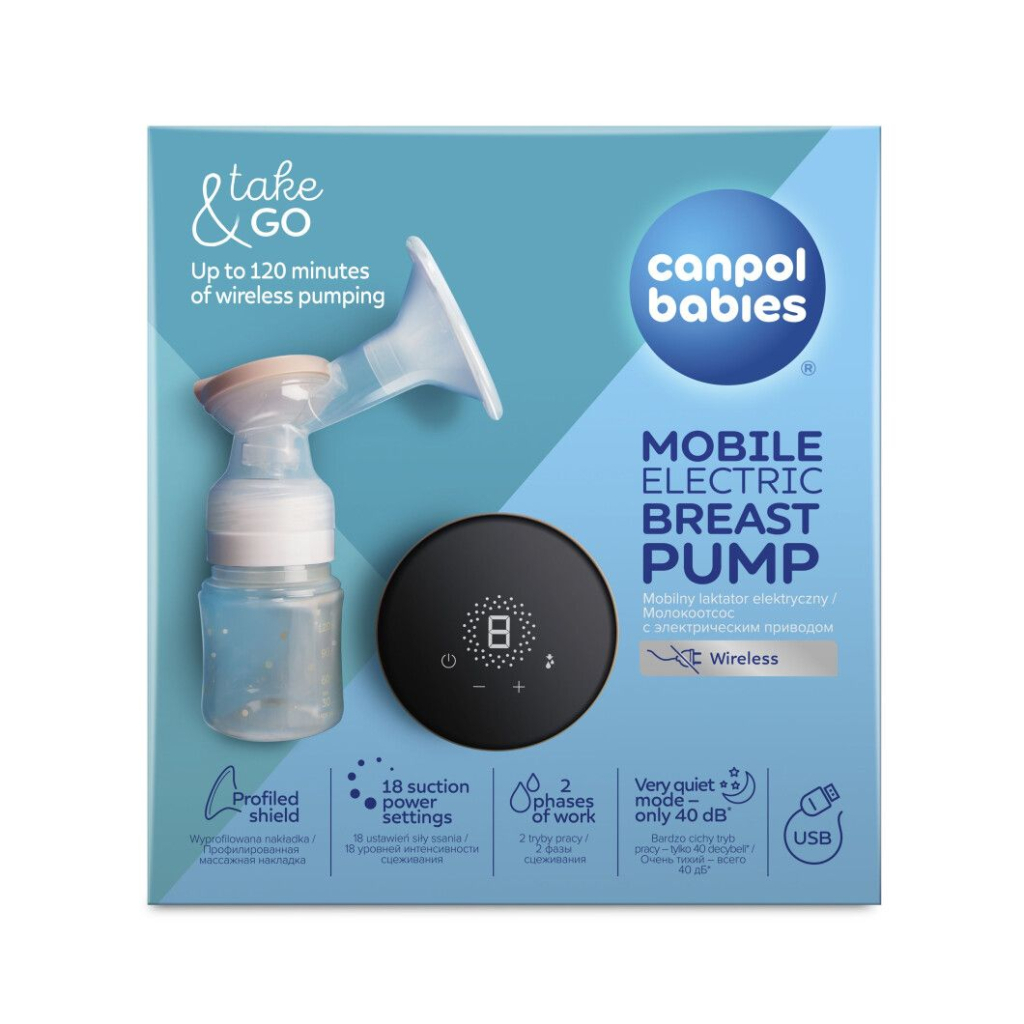 Молоковідсмоктувач Canpol babies мобільний електричний Take&Go (12/211) - зображення 7