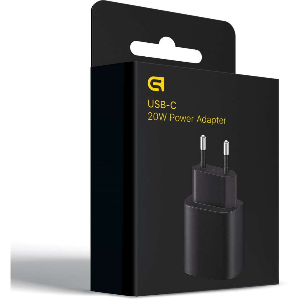 Зарядний пристрій Armorstandart ABMHJ83 20W USB-C Power Adapter Black (ARM61365) - зображення 5
