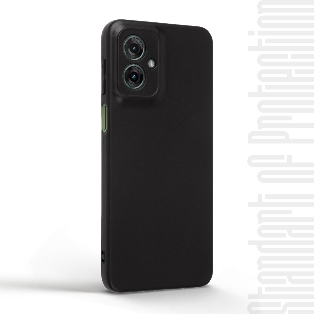 Чохол до мобільного телефона Armorstandart Matte Slim Fit Motorola G55 5G Camera cover Black (ARM81199) - зображення 2
