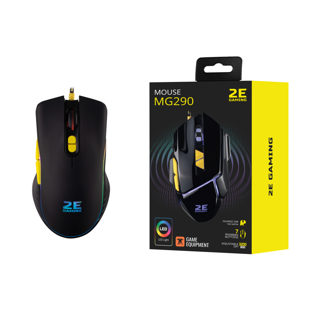 Мишка 2E Gaming MG300 RGB USB Black (2E-MG300UB) - зображення 3