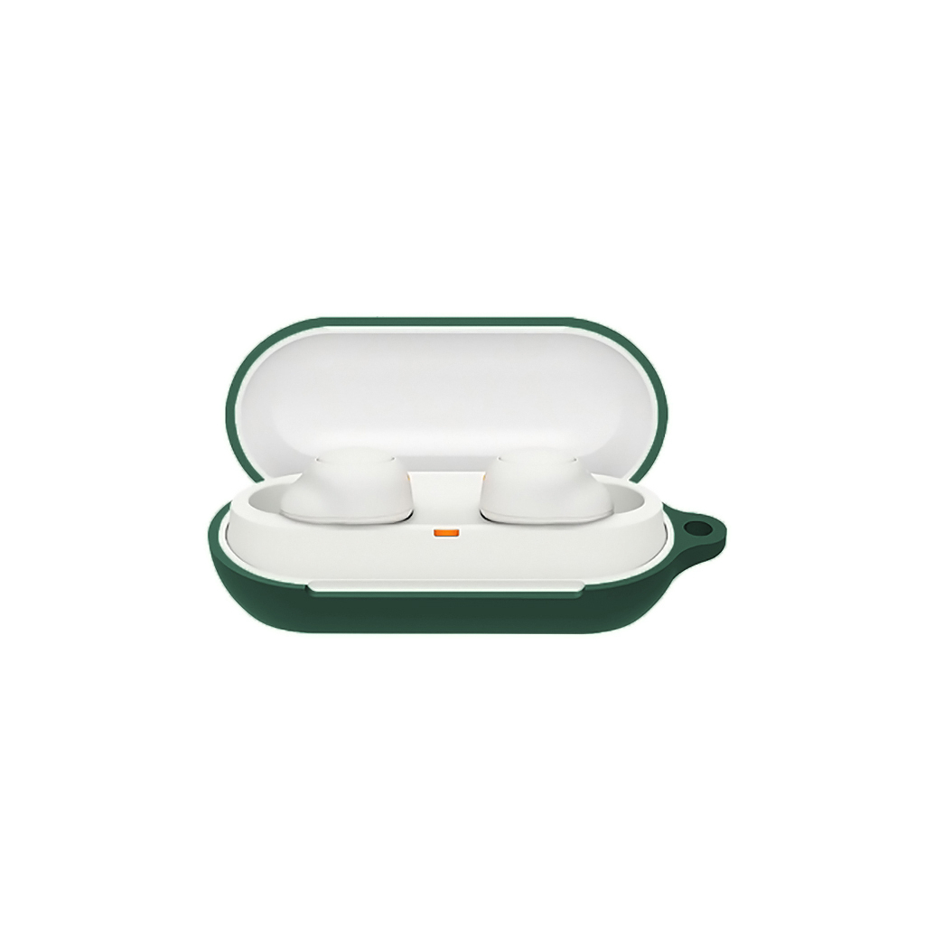 Чохол для навушників BeCover Silicon для Sony WF-C500 Dark Green (712022) - зображення 1