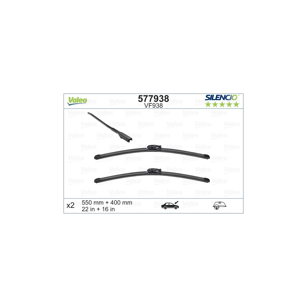 Щітка склоочисника Valeo 577938 - зображення 1