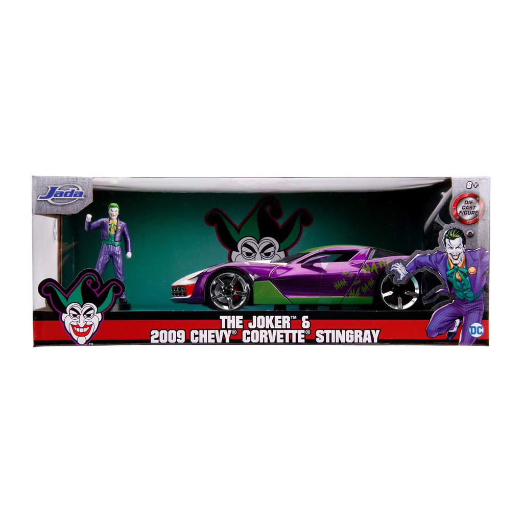 Машина Jada Шевроле Корвет Стінгрей Концепт металева з фігуркою Джокера (253255020) - зображення 7