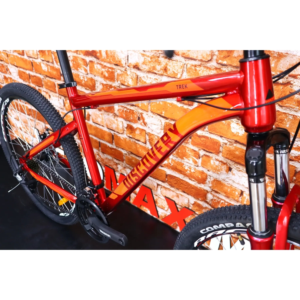 Велосипед Discovery Trek AM DD 26" 18" ST 2024 Червоний (OPS-DIS-26-592) - зображення 2