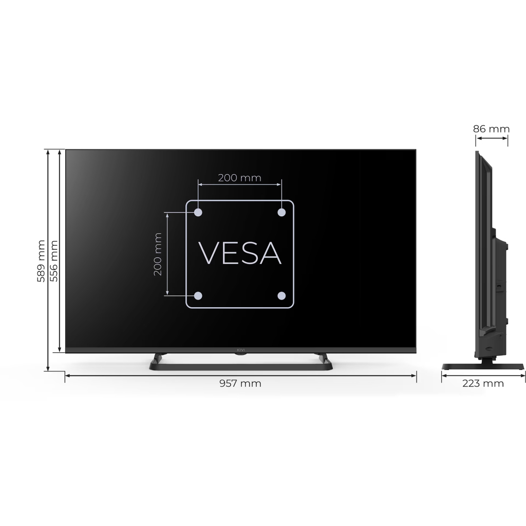 Телевізор Kivi 43U710QB - зображення 5