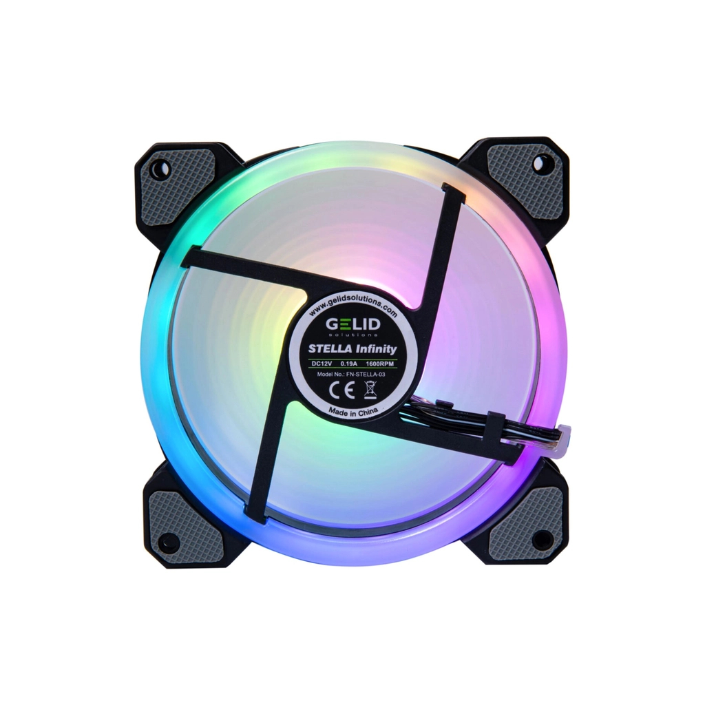 Кулер до корпусу Gelid Solutions Stella ARGB 120mm (FN-STELLA-03) - зображення 2