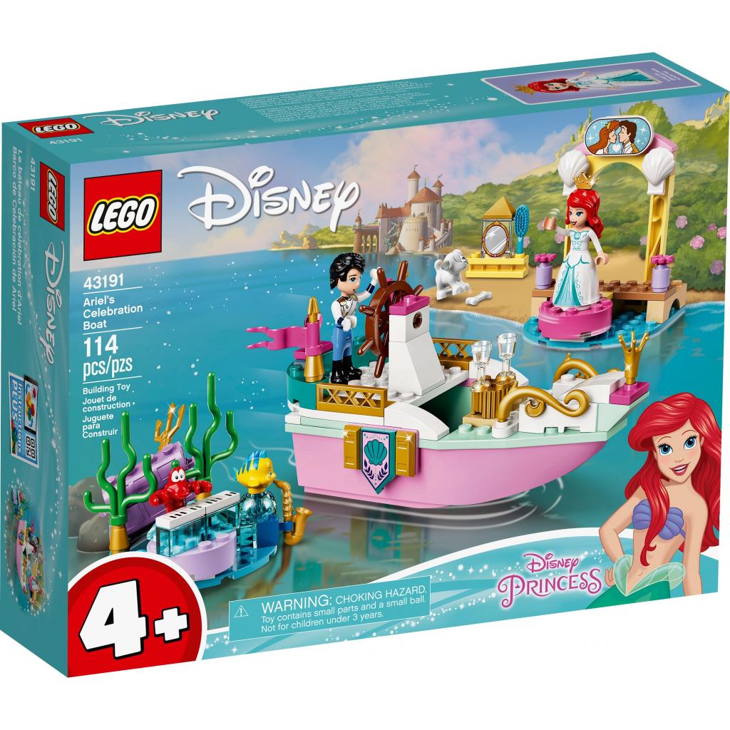 Конструктор LEGO Disney Princess Святковий човен Аріель 114 деталей (43191) - зображення 1