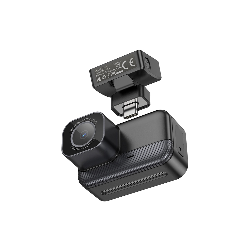Відеореєстратор HOCO DV10 mini screen dashcam Black (6942007638630) - зображення 2