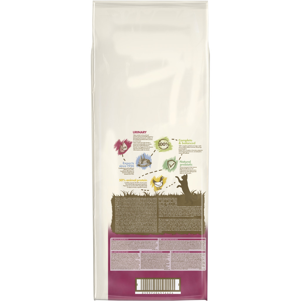 Сухий корм для кішок Purina Cat Chow Urinary Tract Health з куркою 15 кг (5997204514424) - зображення 3