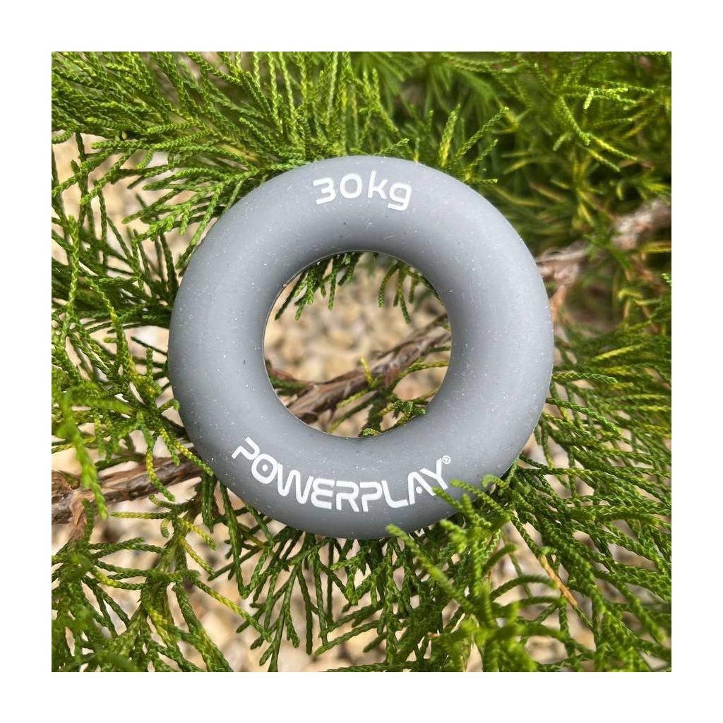 Еспандер PowerPlay PP-4324 Hand Grip Ring X-Hard 30 кг Сірий (PP_4324_30kg) - зображення 4