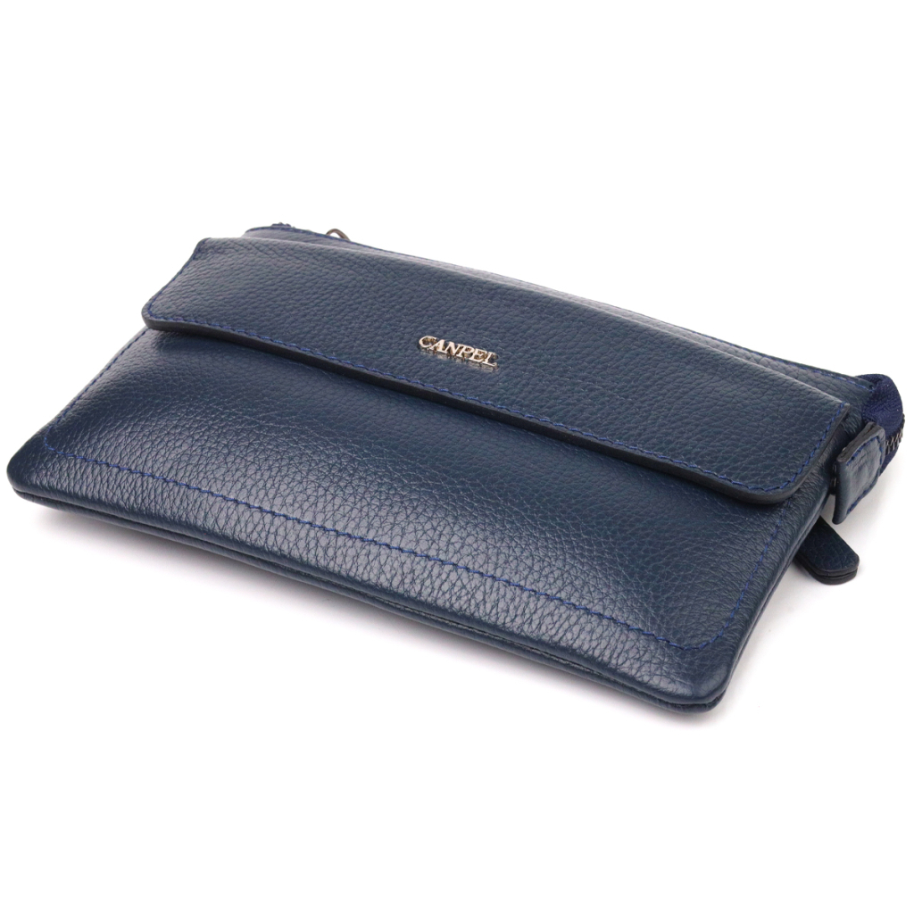 Сумка Canpellini З натуральної шкіри Синя (21545) - зображення 5