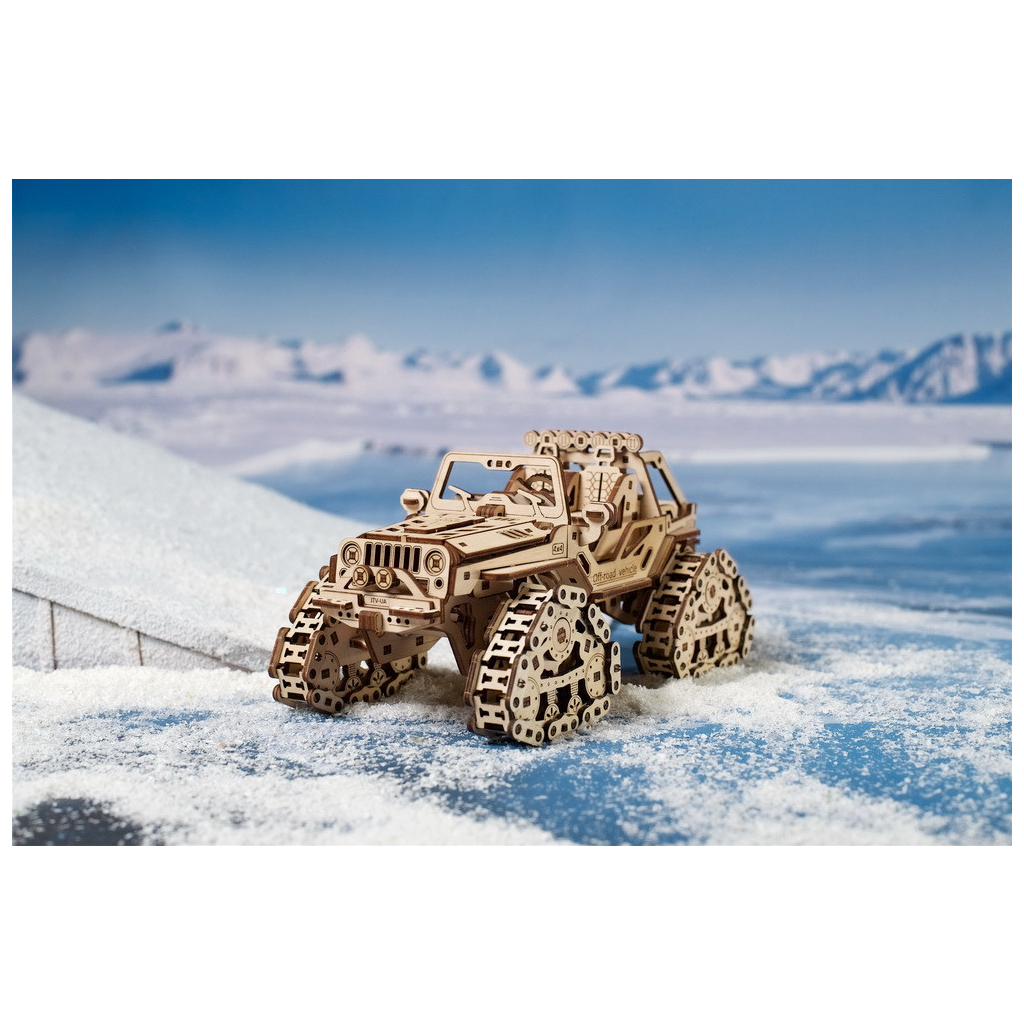 Конструктор Ugears Гусеничний позашляховик (6337469) - зображення 5