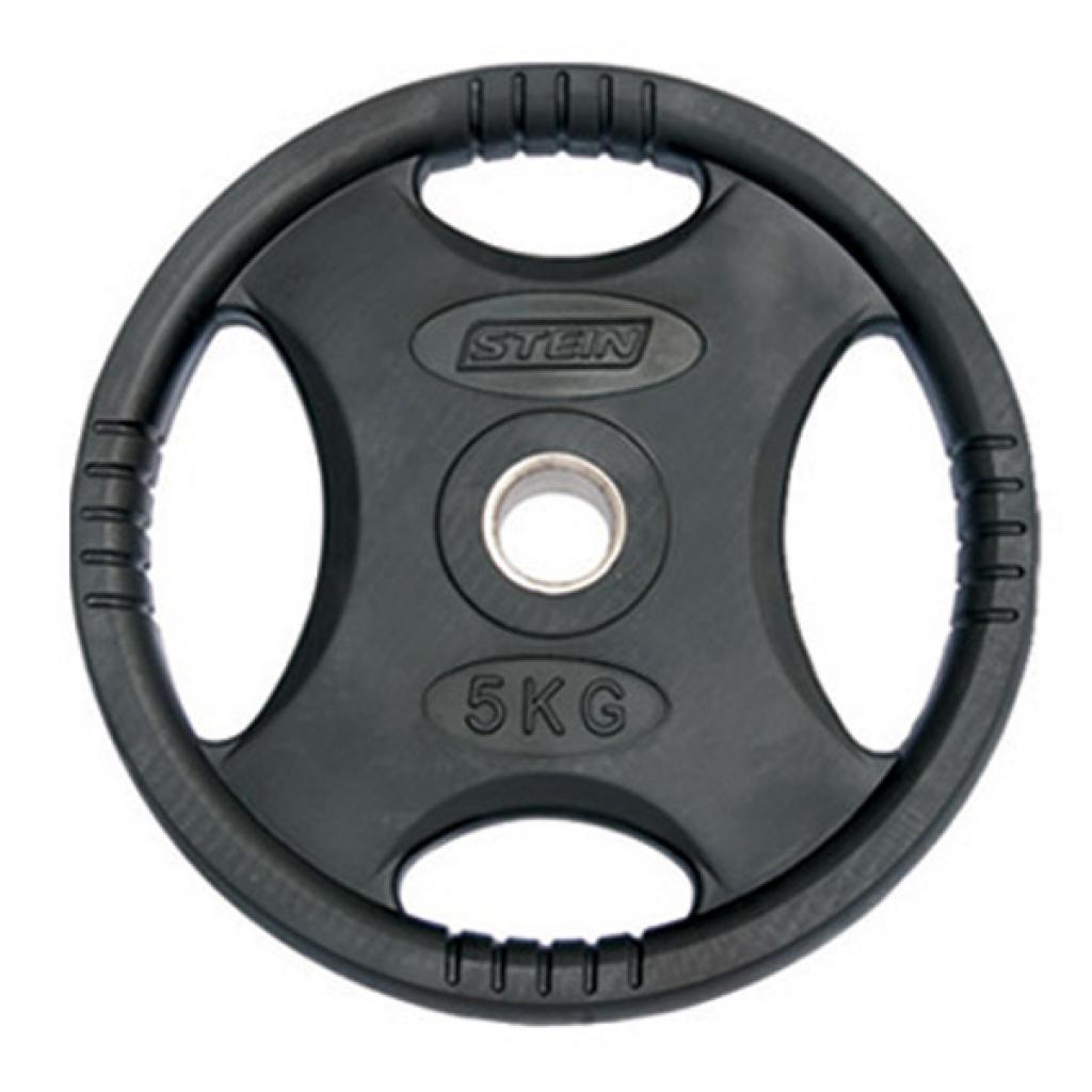 Диск для штанги Stein Прогумований 5 кг (DB6061-5) - зображення 1