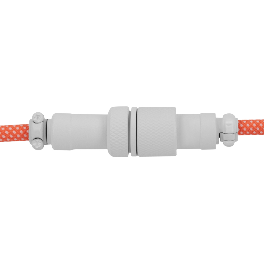 Дата кабель USB-C + USB A to USB-C 1.36m Coiled Aviator orange Keychron (CAB14_KEYCHRON) - зображення 4