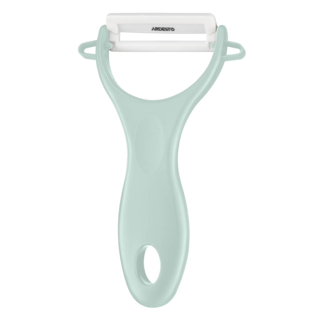 Овочечистка Ardesto Fresh, кераміка, пластик, зелений світлий (AR2101GE) - зображення 1