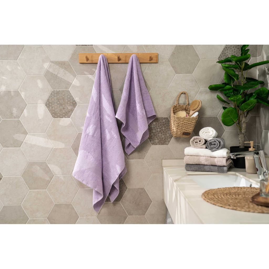 Рушник Ardesto махровий Benefit 100% бавовна бузковий 70х140 см (ART2470LC) - зображення 2