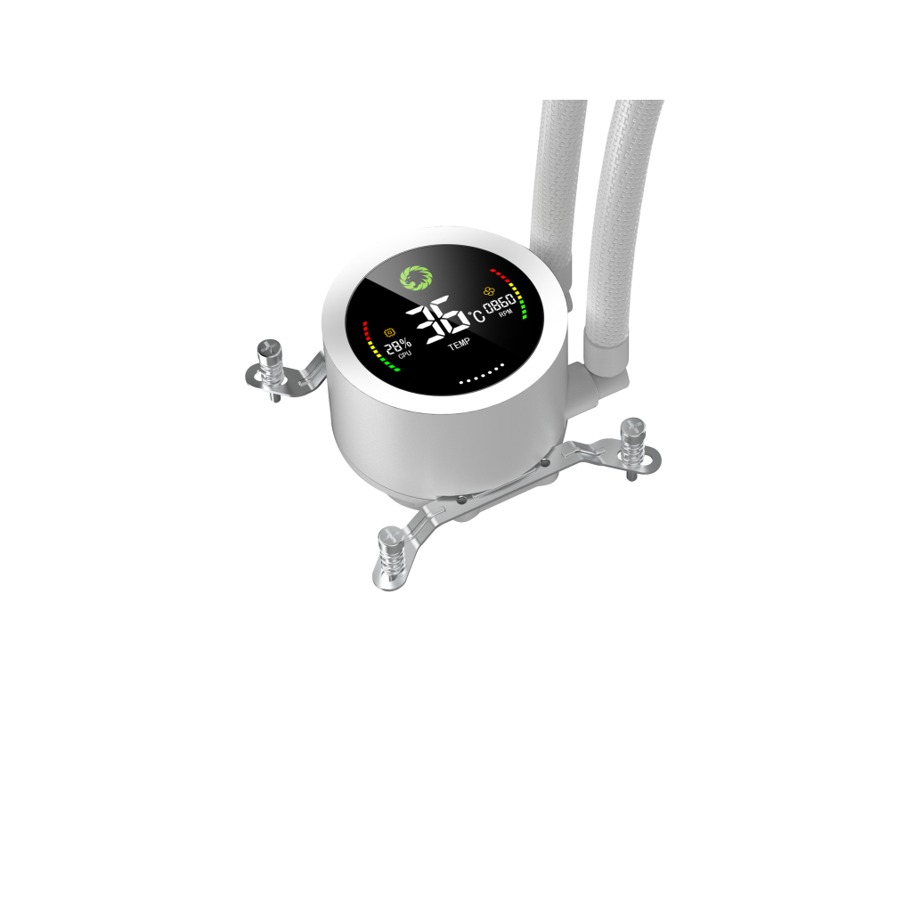 Система рідинного охолодження Gamemax IceBurg 360 Digital WH - зображення 7