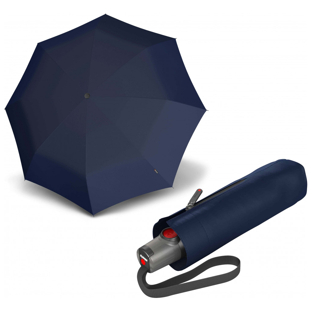 Парасоля Knirps T.200 Medium Duomatic Navy UV Protection (Kn95 3201 12001) - зображення 1