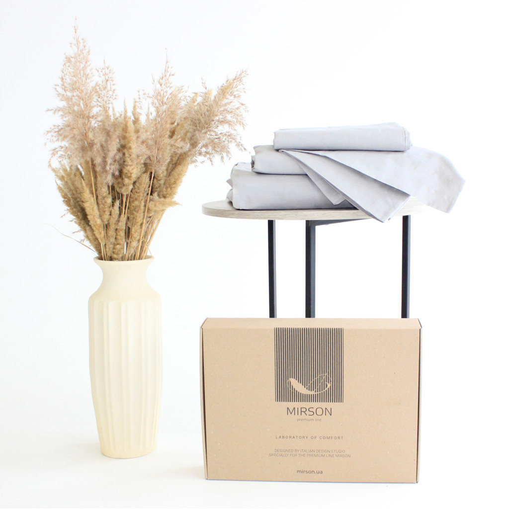 Постільна білизна MirSon Ranforce Elite 16-5703 Light Gray 2х160х220 (2200004730813) - зображення 7