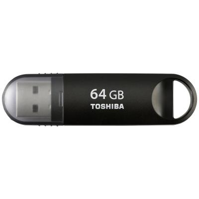 USB флеш накопичувач Toshiba 64GB Suzaku Black USB 3.0 (THN-U361K0640M4) - зображення 1
