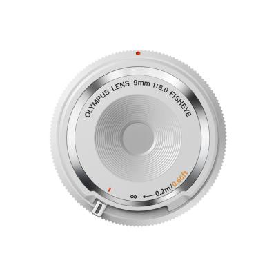 Об'єктив Olympus BCL-0980 Fish-Eye Body Cap Lens 9mm 1:8.0 White (V325040WW000) - зображення 2