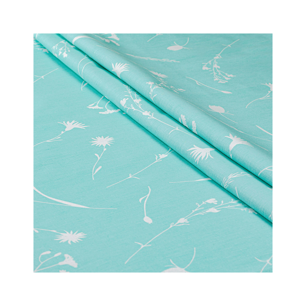 Постільна білизна Home Line Волошки бірюзовий, бязь, полуторний (181396) - зображення 2