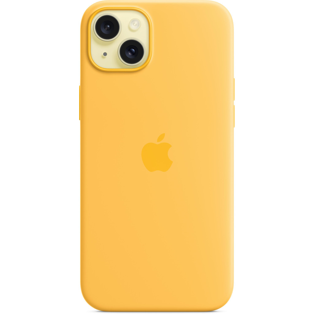 Чохол до мобільного телефона Apple iPhone 15 Plus Silicone Case with MagSafe - Sunshine, Model A3124 (MWNF3ZM/A) - зображення 5
