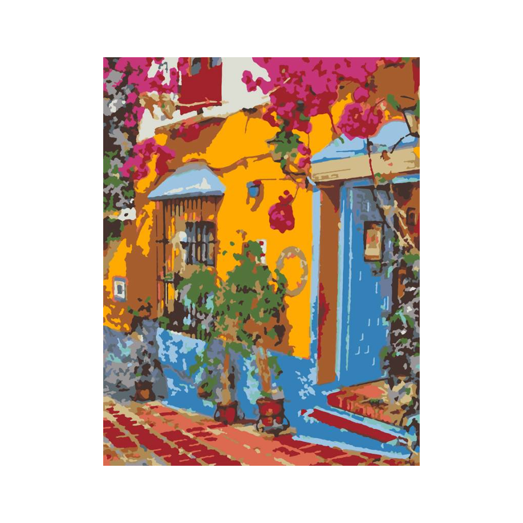 Картина по номерам Rosa Start Ресторан в Іспанії 35х45 см (4823098512707) - зображення 1