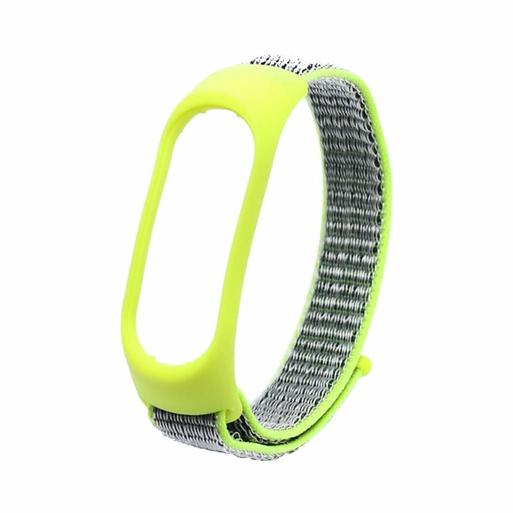 Ремінець до фітнес браслета XoKo Nylon для Xiaomi Mi Smart Band 5 Green (XK-NLN5-GRN) - зображення 1