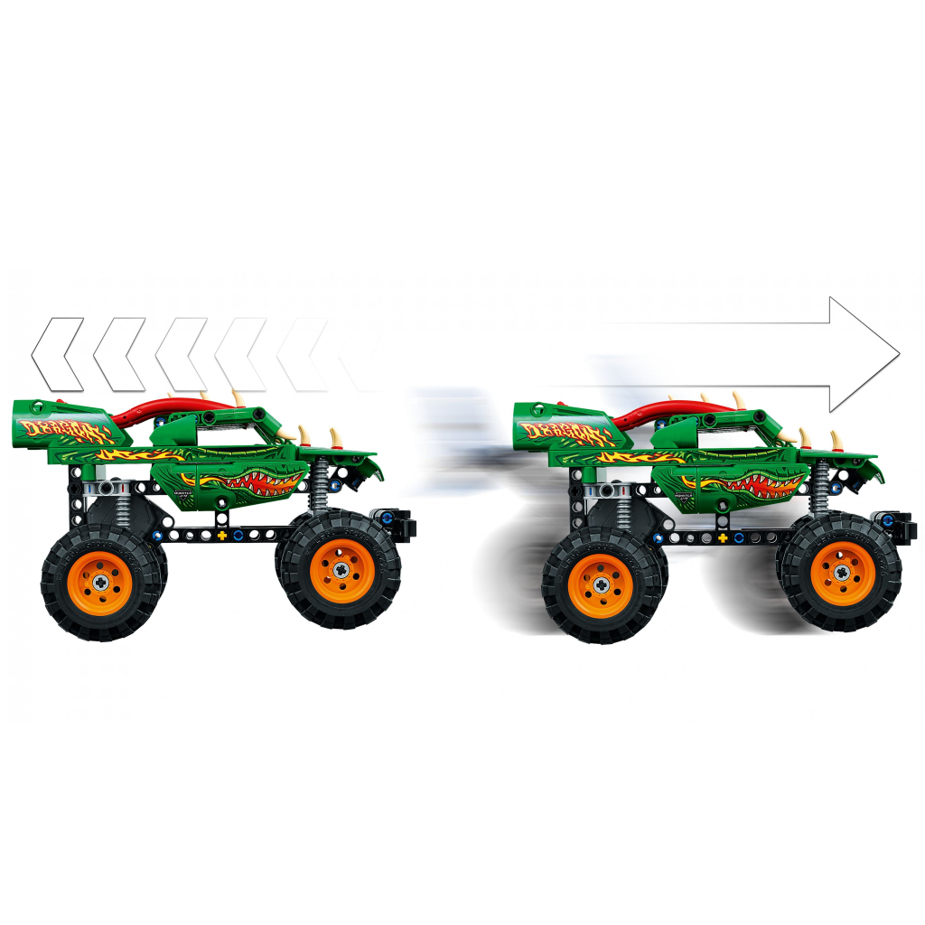 Конструктор LEGO Technic Monster Jam Dragon 217 деталей (42149) - зображення 4
