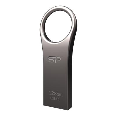 USB флеш накопичувач Silicon Power 128GB Jewel J80 Titanium USB 3.0 (SP128GBUF3J80V1T) - зображення 2