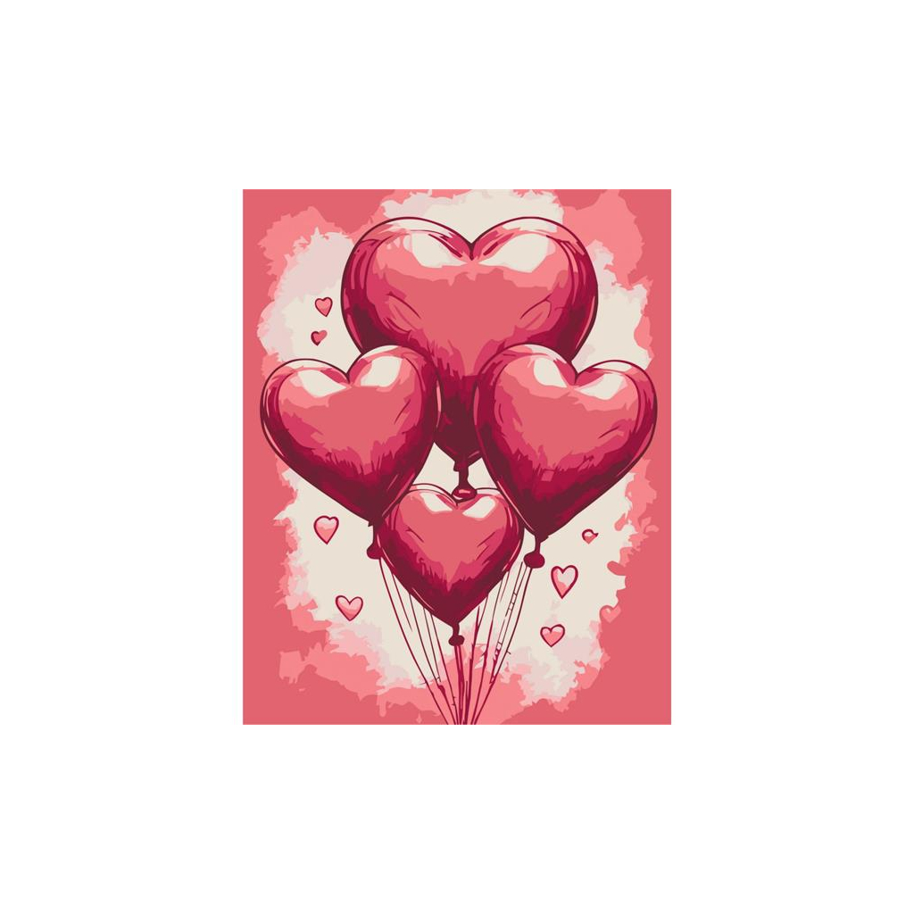 Картина по номерам ArtCraft Кульки кохання 40х50 см (16507-AC) - зображення 2