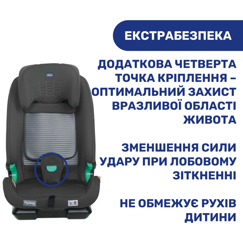 Автокрісло Chicco MySeat i-Size Air Сіре (79873.21) - зображення 9