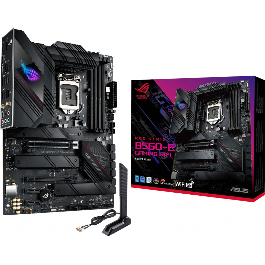 Материнська плата ASUS ROG STRIX B560-E GAMING WIFI - зображення 1