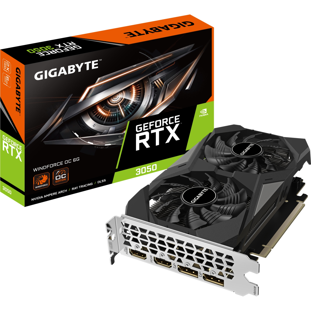 Відеокарта GIGABYTE GeForce RTX3050 6Gb WINDFORCE OC (GV-N3050WF2OC-6GD) - зображення 7