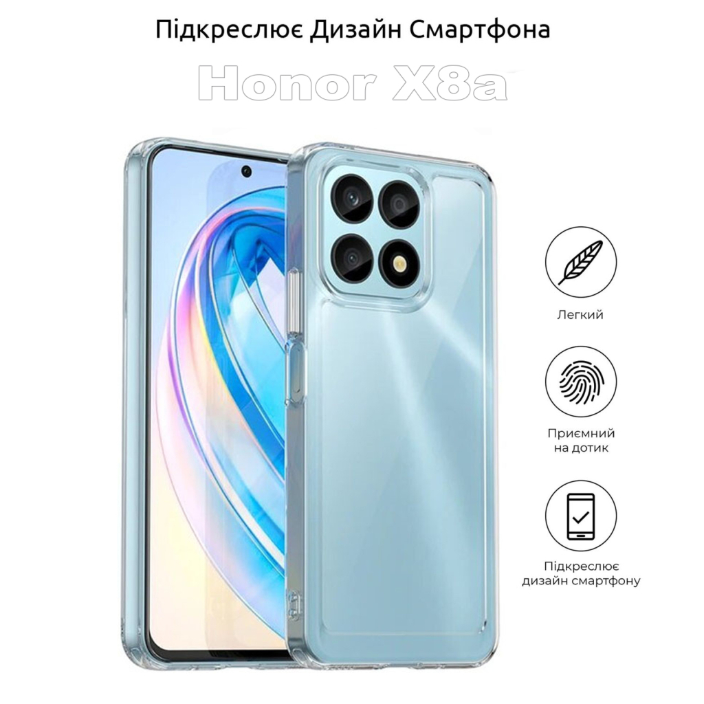 Чохол до мобільного телефона BeCover Honor X8a Transparancy (710139) - зображення 4