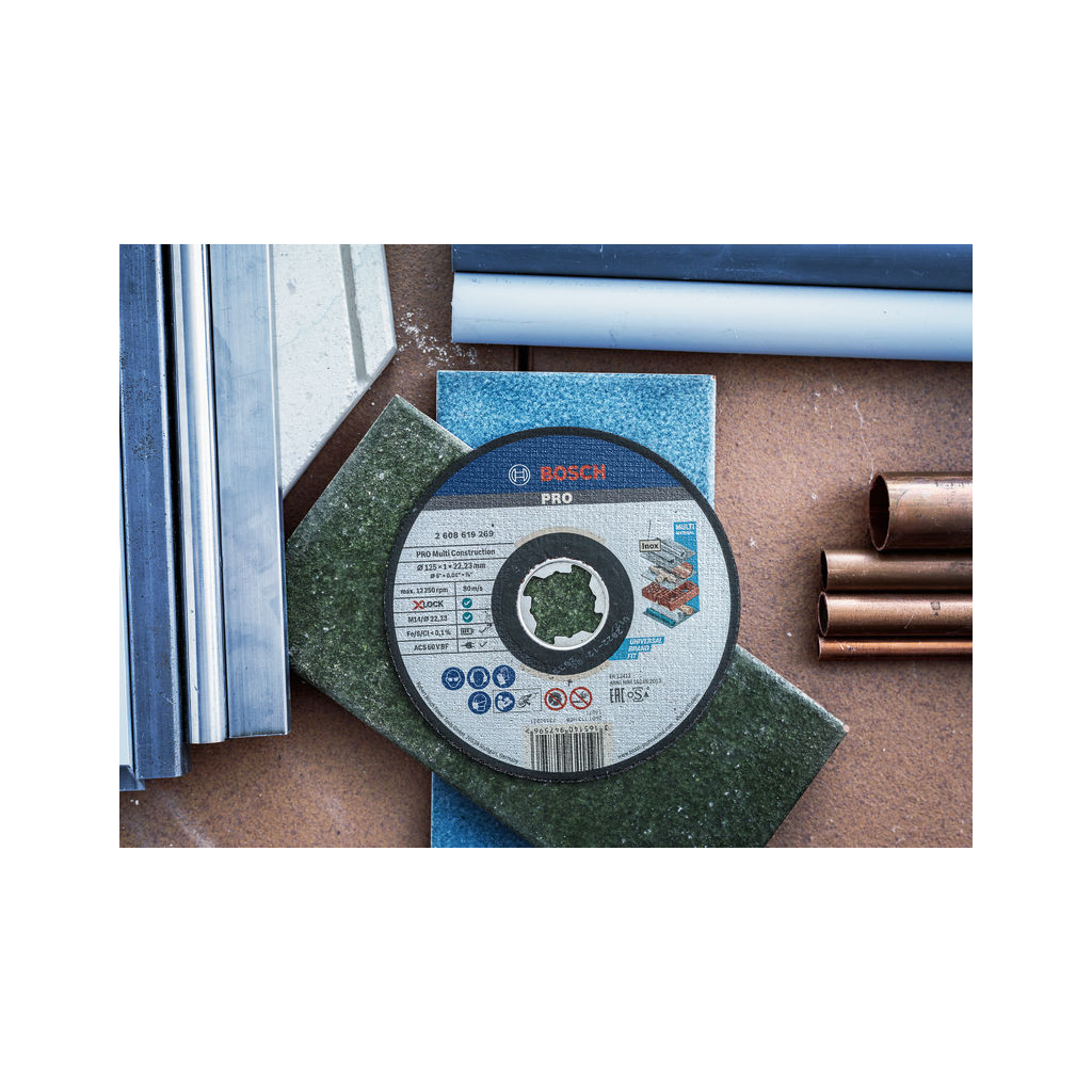 Круг відрізний Bosch X-LOCK Multi Material, 125x1.6x22.2мм (2.608.619.270) - зображення 5