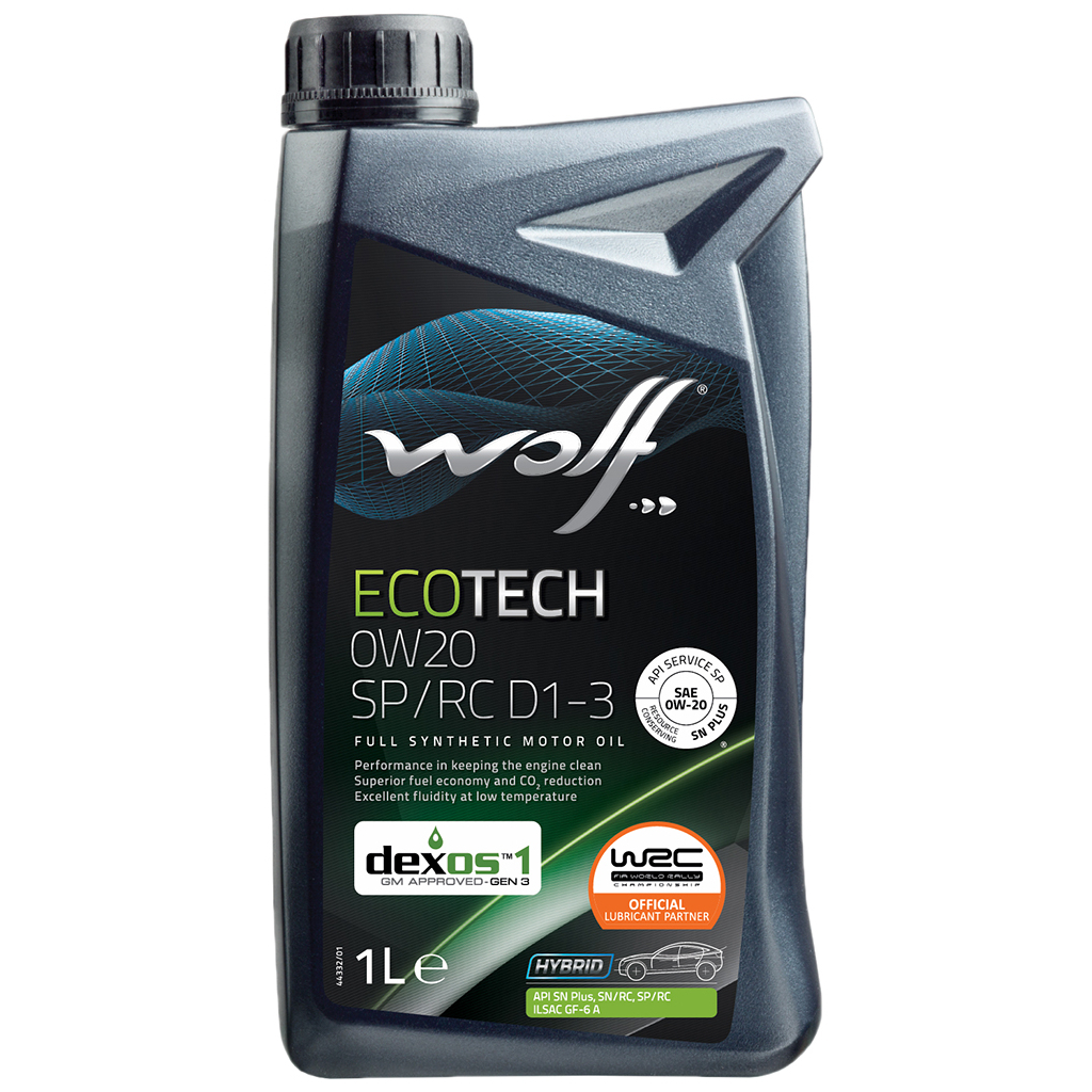 Моторна олива Wolf ECOTECH 0W20 SP/RC D1-3 1л (1049889) - зображення 1