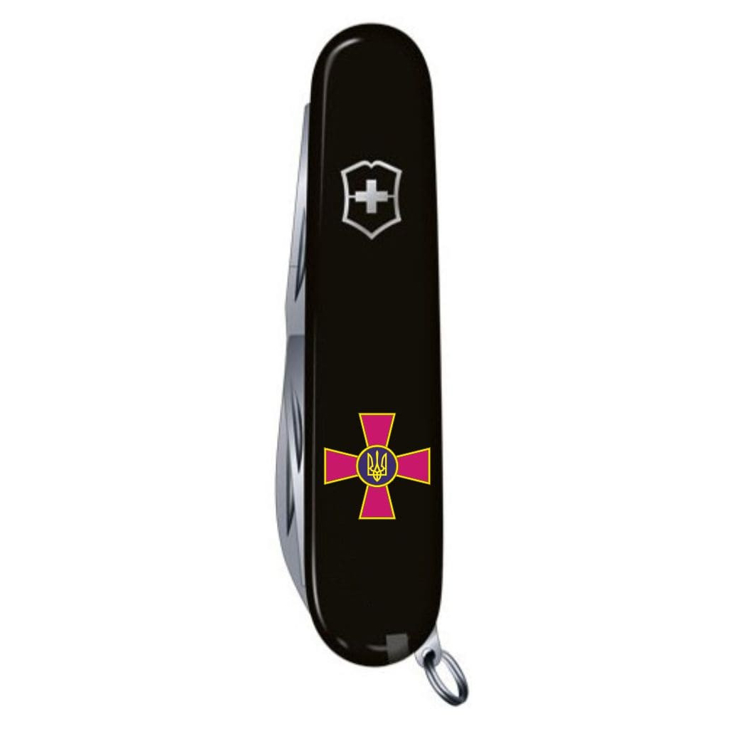 Ніж Victorinox Spartan Army Black "Емблема ЗСУ" (1.3603.3_W0010u) - зображення 5
