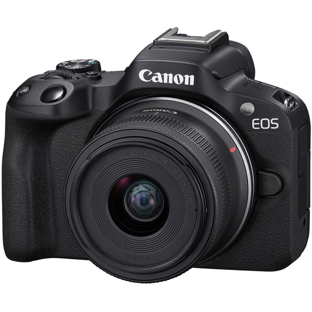 Цифровий фотоапарат Canon EOS R50 + RF-S 18-45 IS STM Black (5811C033) - зображення 5