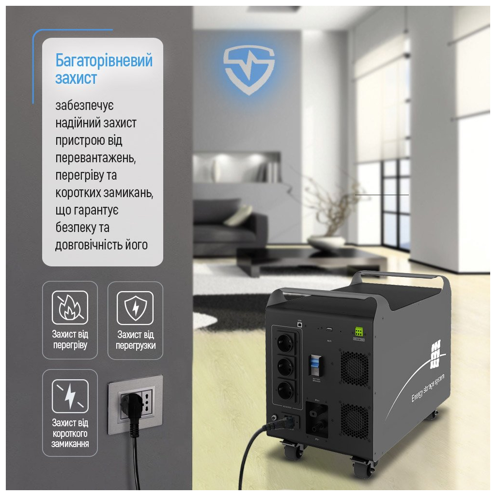 Зарядна станція ColorWay 3000W, 3200Wh (CW-PR-3K3W-01) - изображение 10