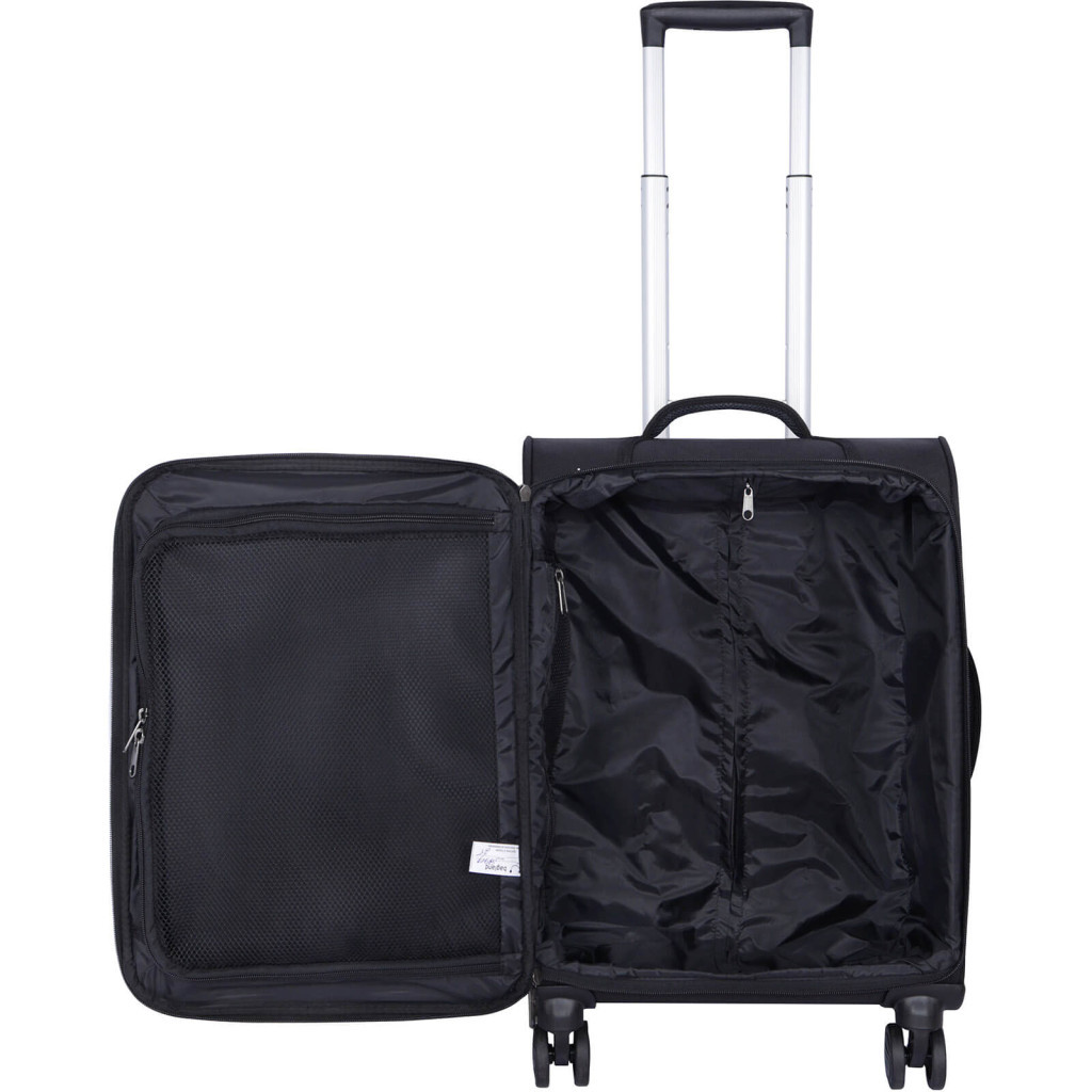 Валіза Bagland Марсель 36 л. чорний (003796619) (83586029) - зображення 5