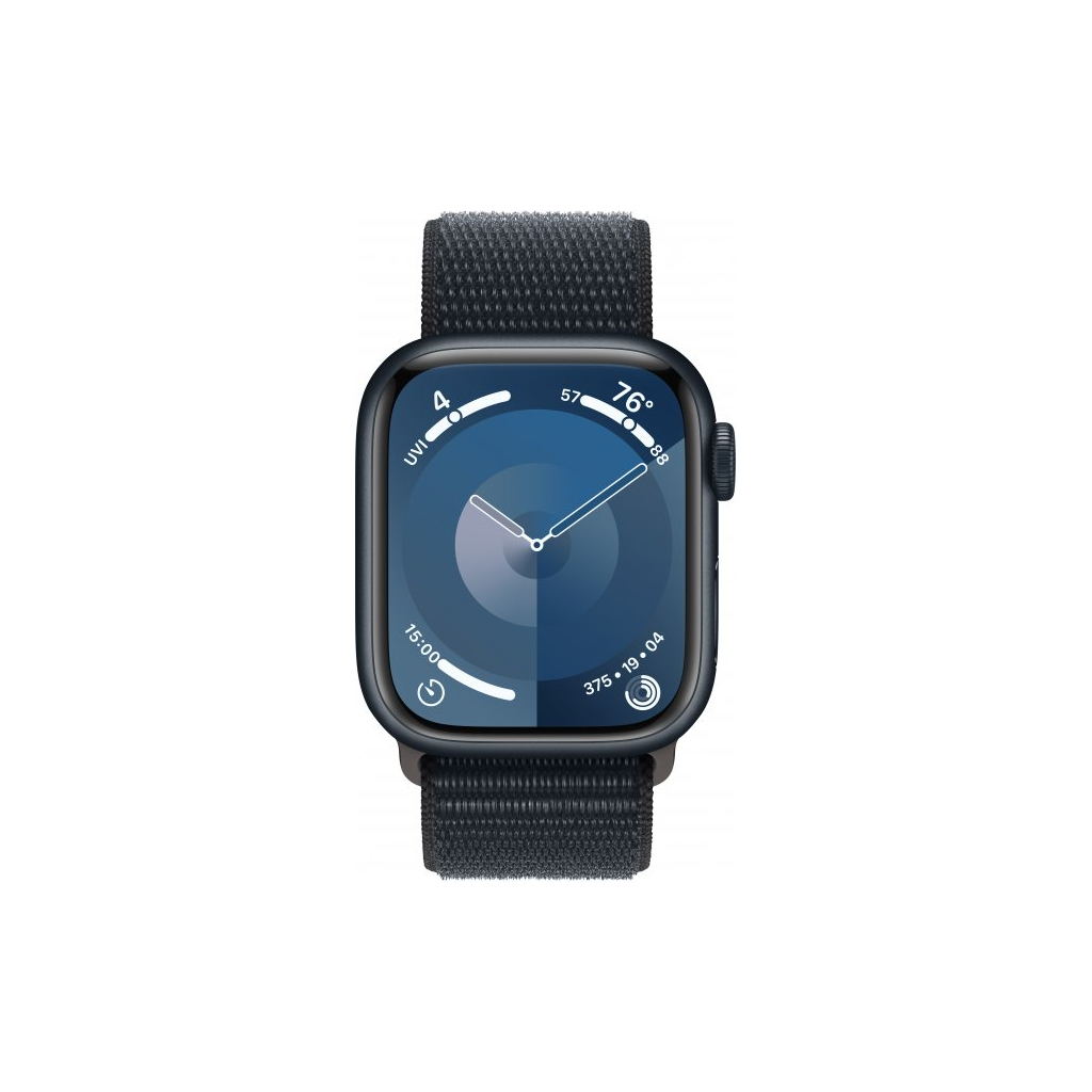 Смарт-годинник Apple Watch Series 9 GPS 41mm Midnight Aluminium Case with Midnight Sport Loop (MR8Y3QP/A) - зображення 2