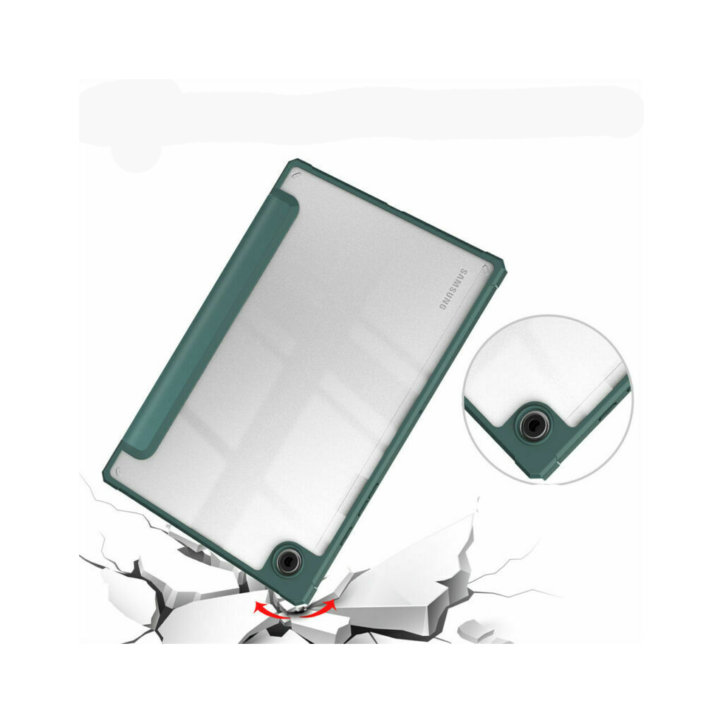 Чохол до планшета BeCover Soft Edge Samsung Galaxy Tab A8 10.5 (2021) SM-X200 / SM-X205 Dark Green (708358) - зображення 4